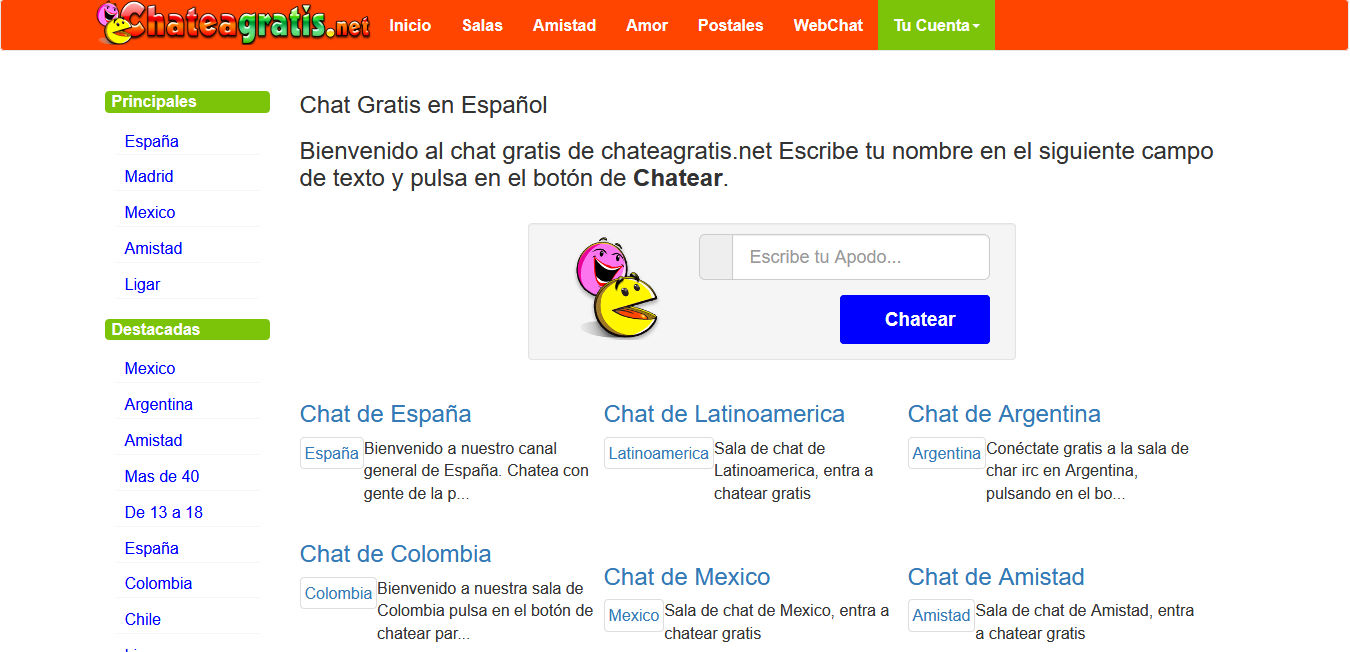 Www chateagratis net mexico